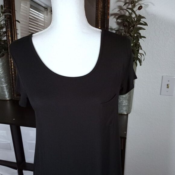 MOSSIMO BLACK TEE-SHIRT DRESS SZ.S EUC - Picture 3 of 8